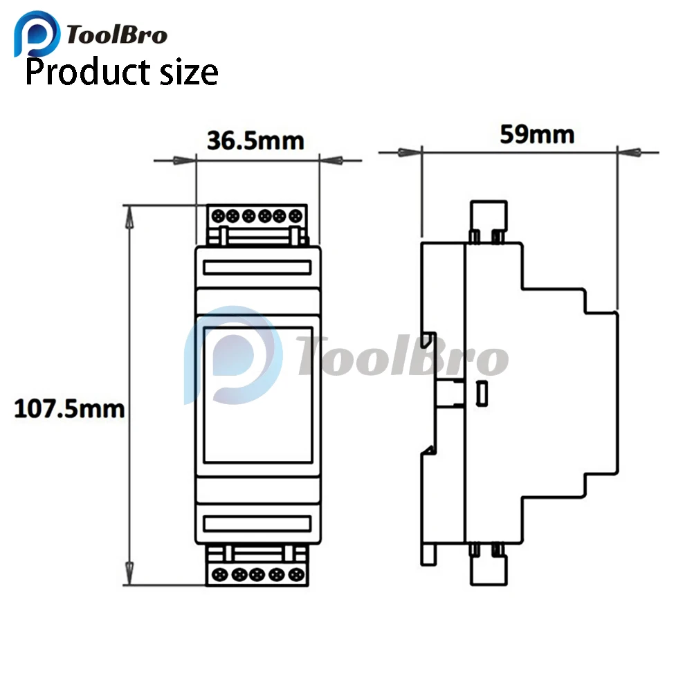 Усилитель передатчика нагрузки датчик веса ModBus RTU RS485 связь DC 7-30 в контроллер