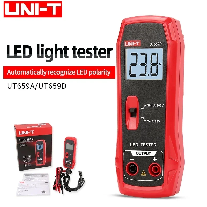 UNI-T UT659D Тестер светодиодных ламп полное напряжение (85 В ~ 265 50 Гц 60 Гц) входная