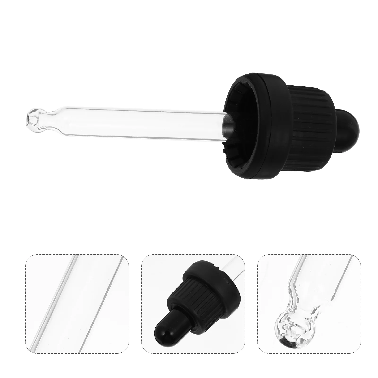 

15Pcs Oil Droppers Pipettes 15ml Dropper Tops Eye Dropper Replacement 15ml Essential Oil Droppers