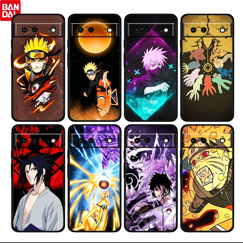 

Anime Naruto Sasuke Cool For Google Pixel 6 6a 6Pro 5 5a 4 4a XL 5G TPU Black Soft Phone Case Silicone Cover Fundas Coque Capa