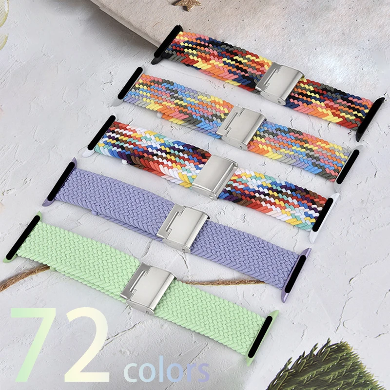 

Ремешок нейлоновый для Apple watch band 44 мм 40 мм 45 мм 41 мм 42 мм 49 мм