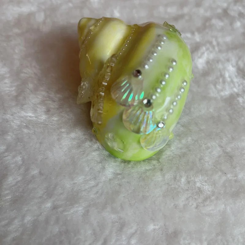 Большая раковина краба hermit натуральный мраморный волшебный домашний декор