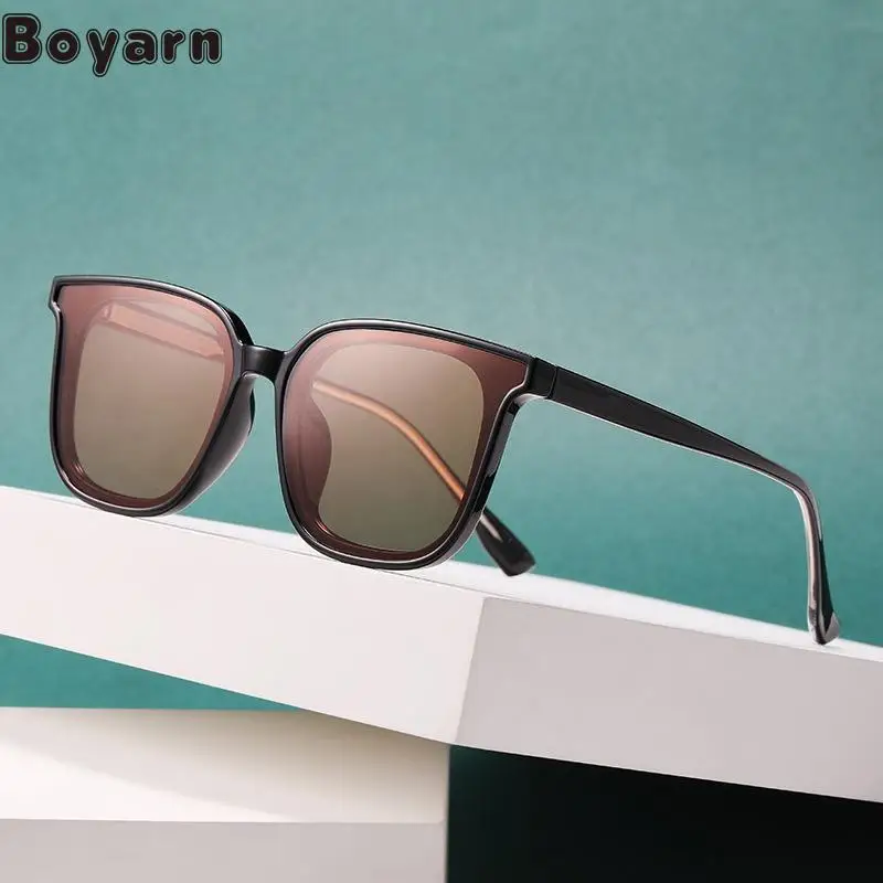 

Boyarn Retro Tr Core Polarized Sunglasses Women's High Sense Ins Korean Version Gm Same Box Sunglasses Men's Fashion Gafas de so
