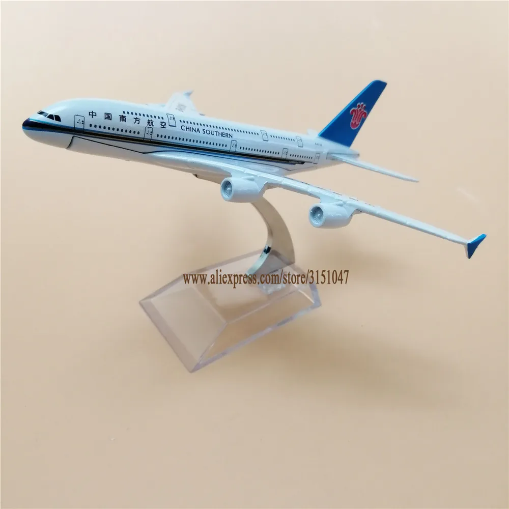 16cm Alloy Metal Air China Southern Airlines Plane Model Airbus 380 A380 Airways Airplane Aircraft Mode | Дом и сад