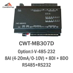 CWT-MB307D 8AI+8DI+8DO RS485 RS232 Ethernet Modbus Rtu Tcp Модуль сбора данных Io