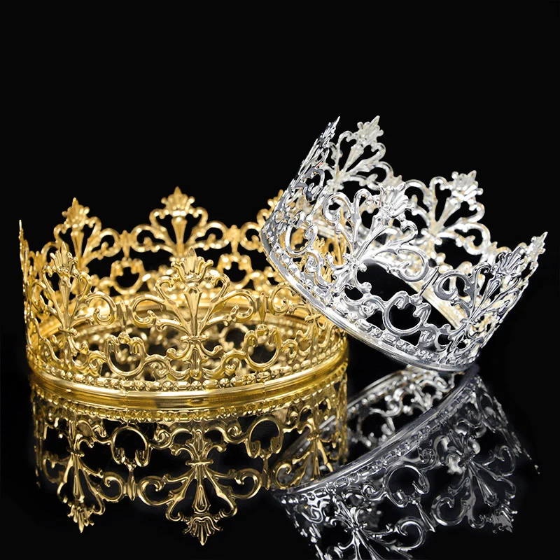 Мини-корона Декор Металлический материал для свадьбы помолвки крестины большое