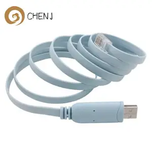 USB Extension 1.8M USB To RJ45 USB To RS232 Serial To RJ45 CAT5 Console Adapter Cable Cord For Cisco Routers