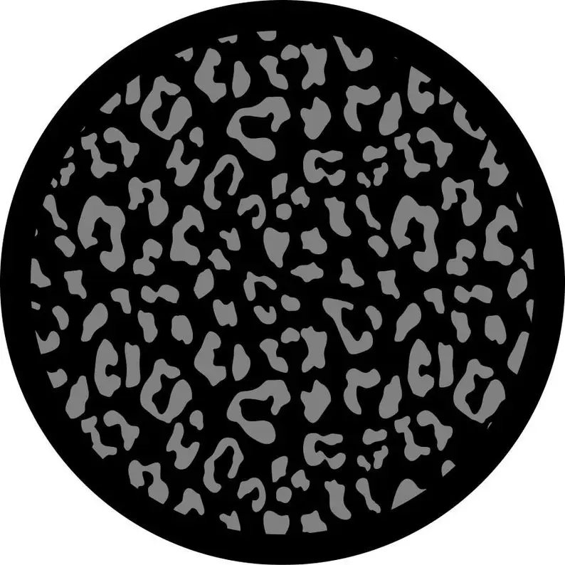 

Leopard / Cheetah Print (Any Color Spots) Spare Tire Cover for any Vehicle, Make, Model & Size - Jeep, RV, Travel Trailer,