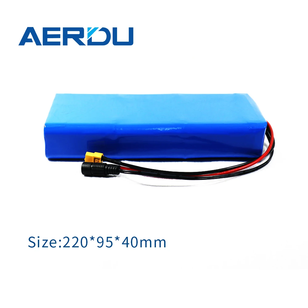 

.AERDU 24V 17.5AH 6S5P 18650 Li-Ion Battery Pack 3500MAH 450W Built-in 25a Bms for Electric Bicycle Moped Scooter Motor Ebike