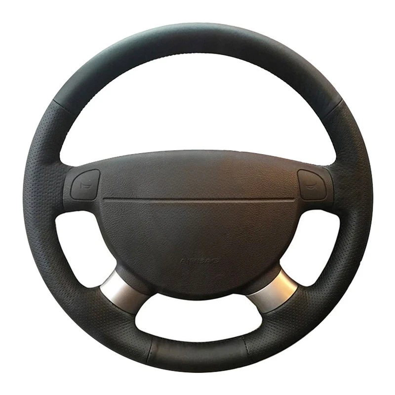 

Cowhide Car Steering Wheel Cover For Chevrolet Lova Aveo Buick Excelle Daewoo Gentra 2013-2015 Chevrolet Lacetti 2006-2012