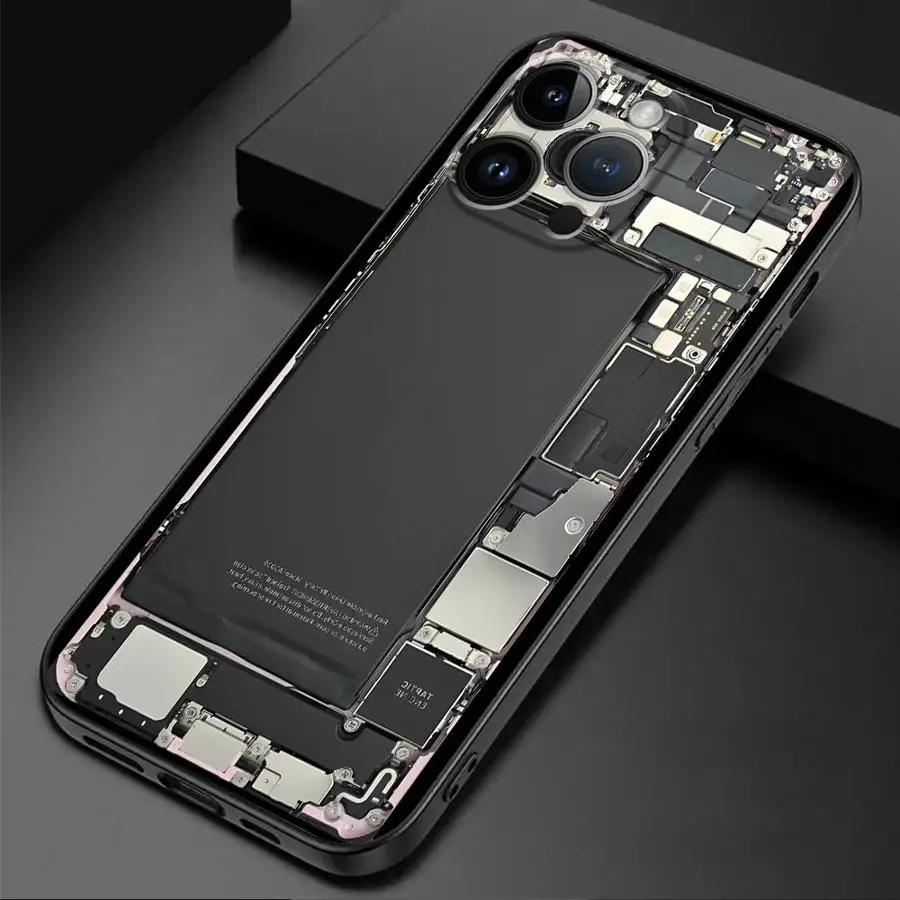 Чехол для телефона с рисунком печатной платы Goolge Pixel 6 Pro 6a 7 7a 8 8a Мягкий защитный