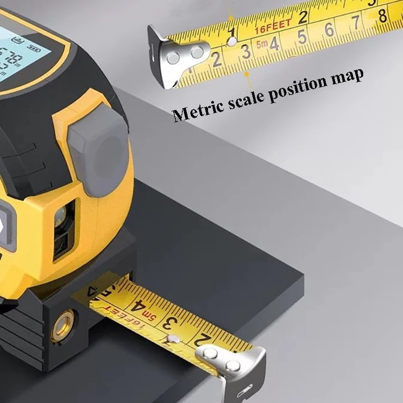 Рулетка с ЖК-дисплеем Цифровой дисплей Измерительная лента лазерный измеритель