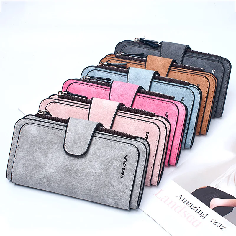 

2021 новая версия, Женский кошелек на молнии, модные и высококачественные женские кошельки