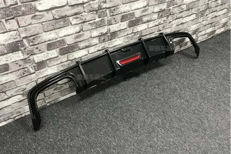 Диффузор заднего бампера для Audi A6 S6 SLINE C8 2019 2020 2021 2022 спойлер на дверь багажника из