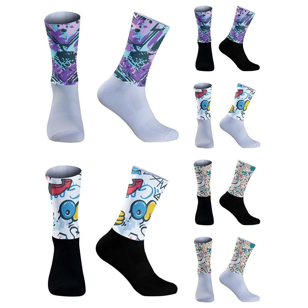 2024 новые Противоскользящие силиконовые дорожные велосипедные носки Pro Team Aero