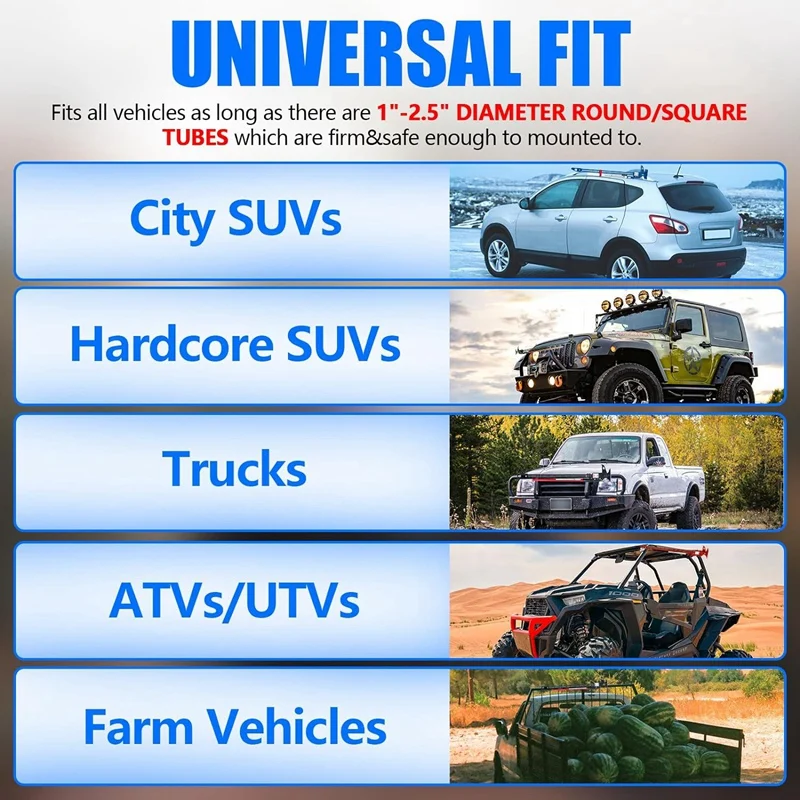 Флейта для внедорожника Jeep RZR Polaris регулируемая флейта