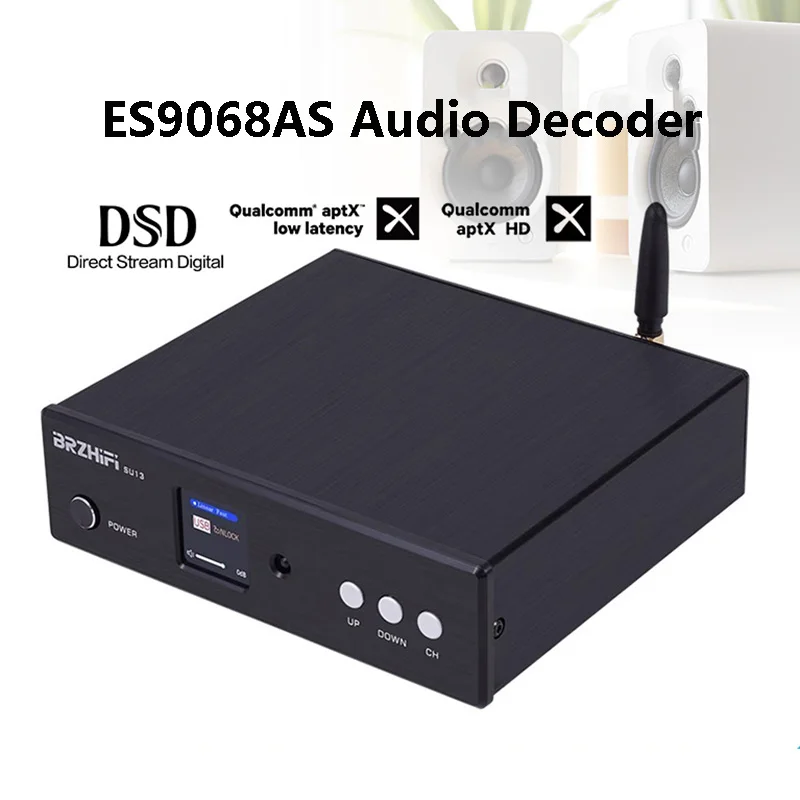 Аудиодекодер HIFI ES9068AS DAC DSD256 декодирование без потерь CSR8675 Bluetooth 5 0 усилитель для