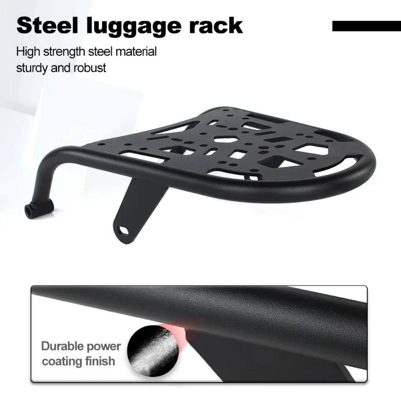 Подходит для Kawasaki KLX230 2019 2020 2021 2022 2023 2024 2025 стальной задний держатель багажника