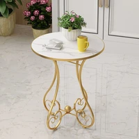 coffee tables living room furniture wrought iron small sofa round small bedside table balcony ins wooden tea table living room