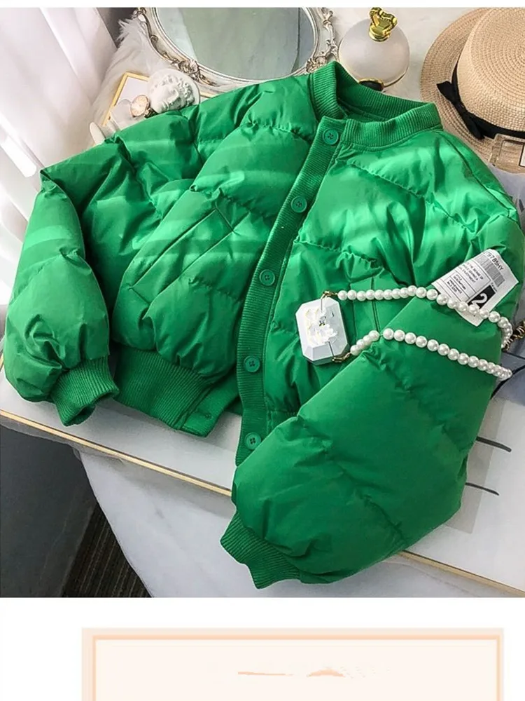 

2022 Women Winter Cotton Padded Baseball Jackets Short Warm Parkas