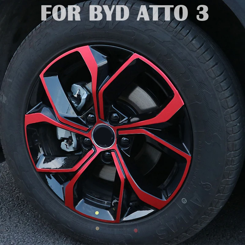 

Автомобильные наклейки, колесные диски, наклейки для BYD ATTO 3, декоративные наклейки, эмблема, Аксессуары для стайлинга автомобиля