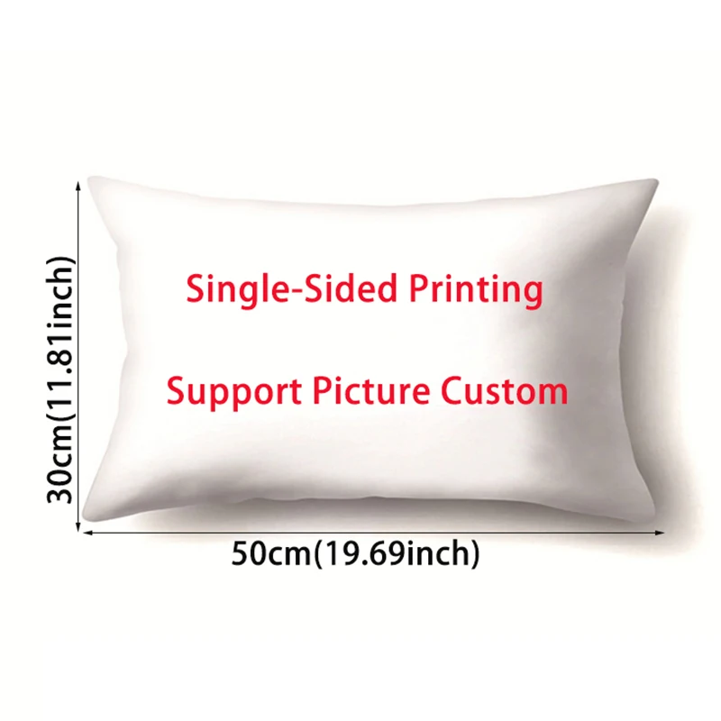 30x50см геометрическая подушка из полиэстера с милым львом и пандой на обложке для подушки на стулья, диваны домашнего декора.