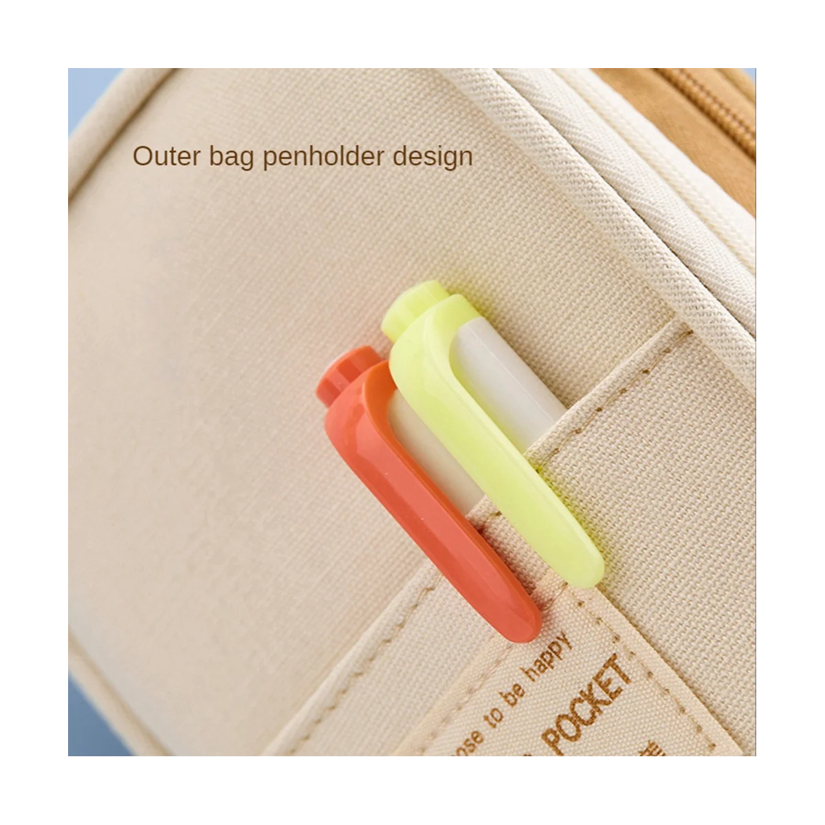 

ANGOO Pencil Cases Big Capacity Pencil Bag Pouch Box for Girls Office Student Stationery Organizer School Supplies Purple