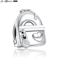 la menars authentic 925 sterling silver love bag beads charms fit women original bracelet bangle fine jewelry gift