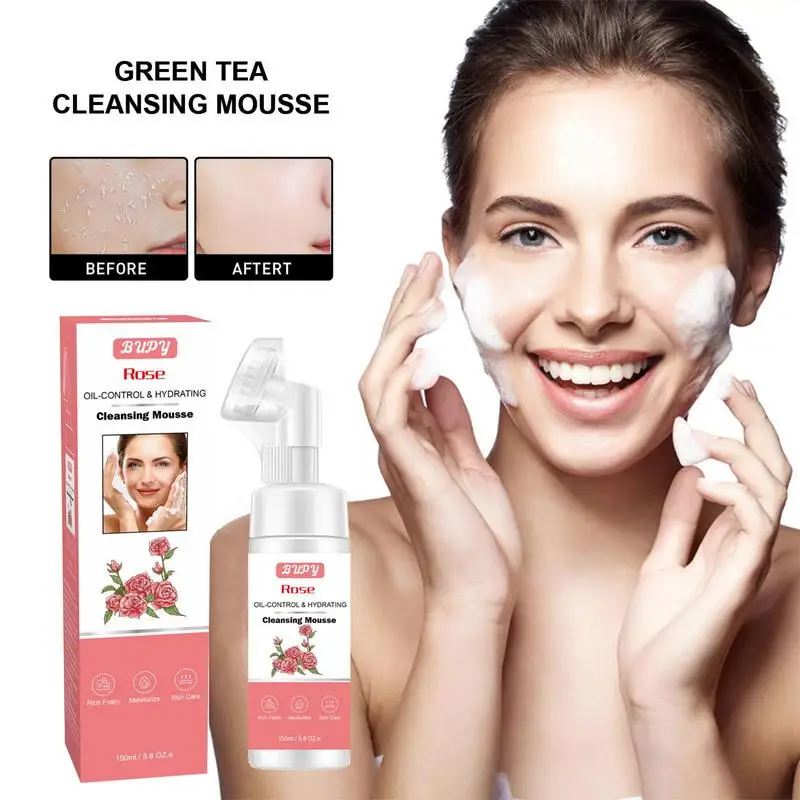 

Face Cleanser Deep Cleansing Moisturizing Gentle Facial Wash Whitening Oil Control Blackhead Remover For Sensitive Skin Care