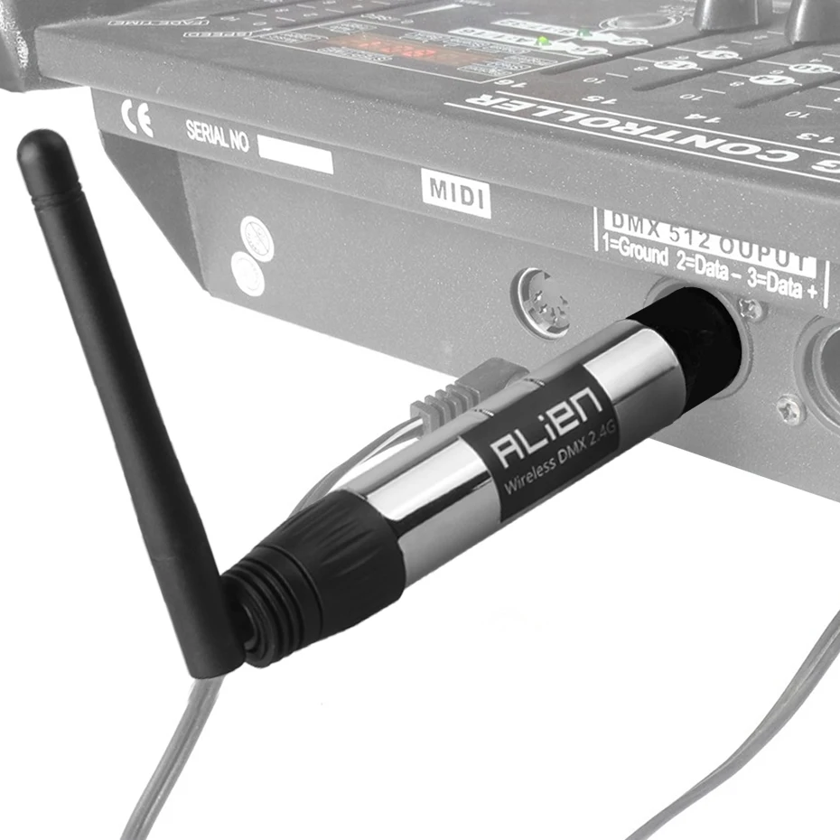 Беспроводной Перезаряжаемый контроллер ALIEN 2 4G ISM DMX512 Dfi передатчик приемник со