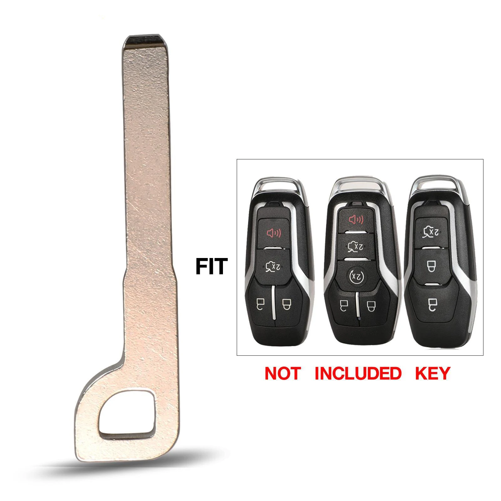 Jingyuqin для Ford Mustang Edge Explorer F-150 Fusion Mondeo Kuka для Lincoln MKC MKZ дистанционный Автомобильный ключ, замена неострого лезвия