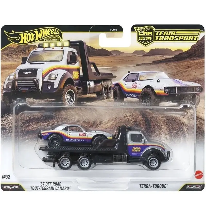 Фото Коллекция литых моделей автомобилей Hot Wheels Premiums Car Cultures FLF56 2026: Honda Civic, Volkswagen Corrado, Camaro, Team Transport №4