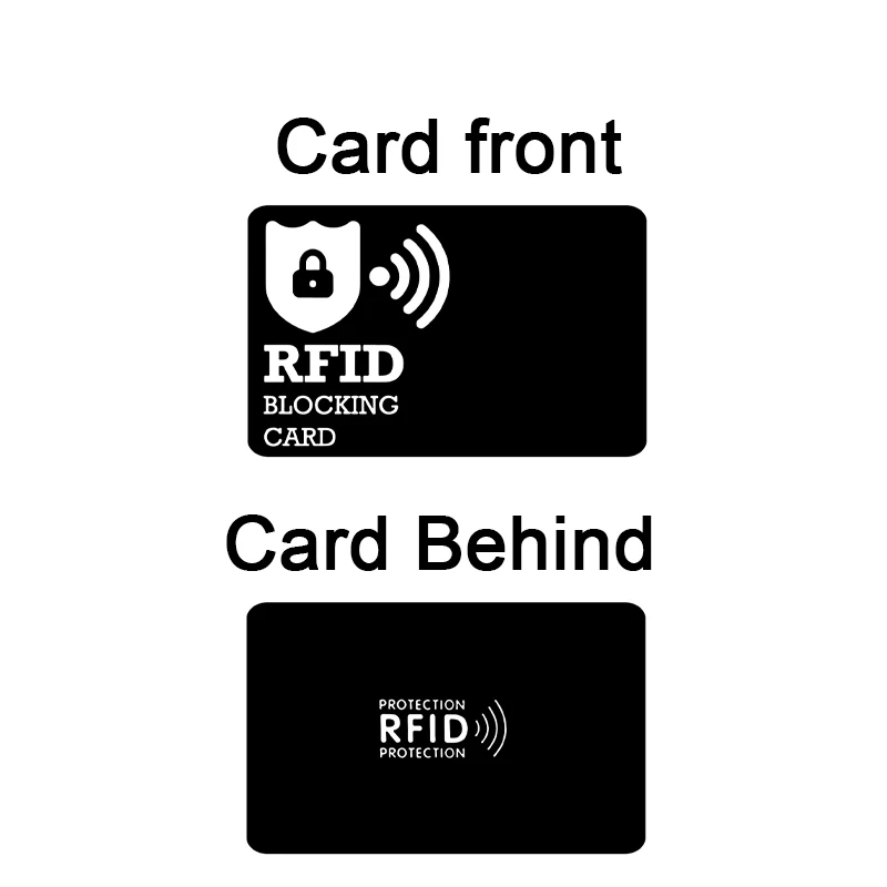 

RFID-блокирующая карта черная