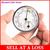high precision mini thermometer hygrometer wall mounted temperature humidity meter indoor sauna room household weather station