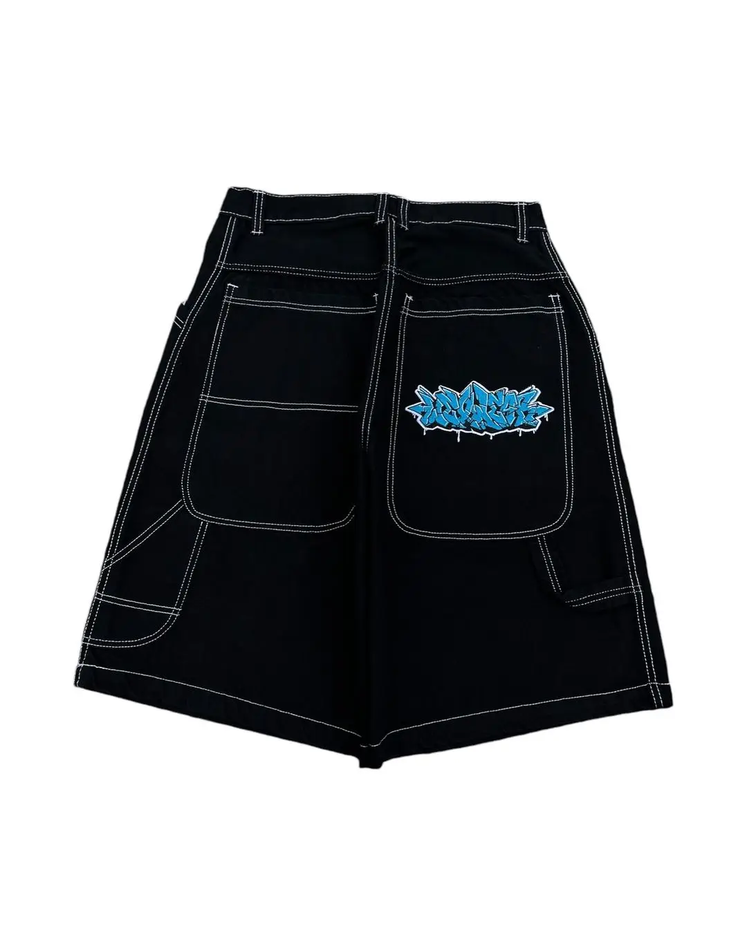 Джинсовые шорты-карго Wexwear с вышивкой джинсовые мешковатые шорты в стиле ретро