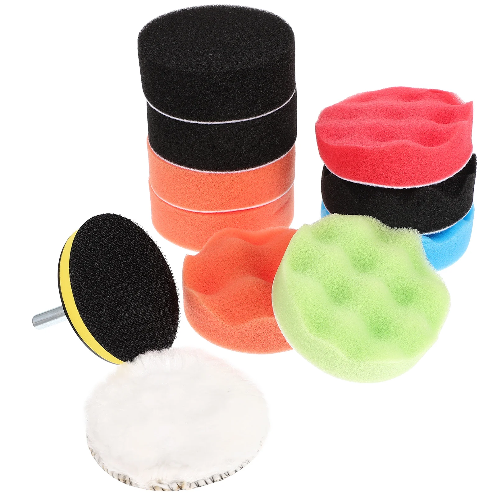 Car Buffer Drill Attachment Applicator Pads Wax Polish Polishing Auto Polisher Sponge Machine Pad Buffing