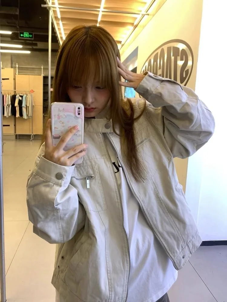 Американская винтажная бейсбольная форма повседневная верхняя одежда для