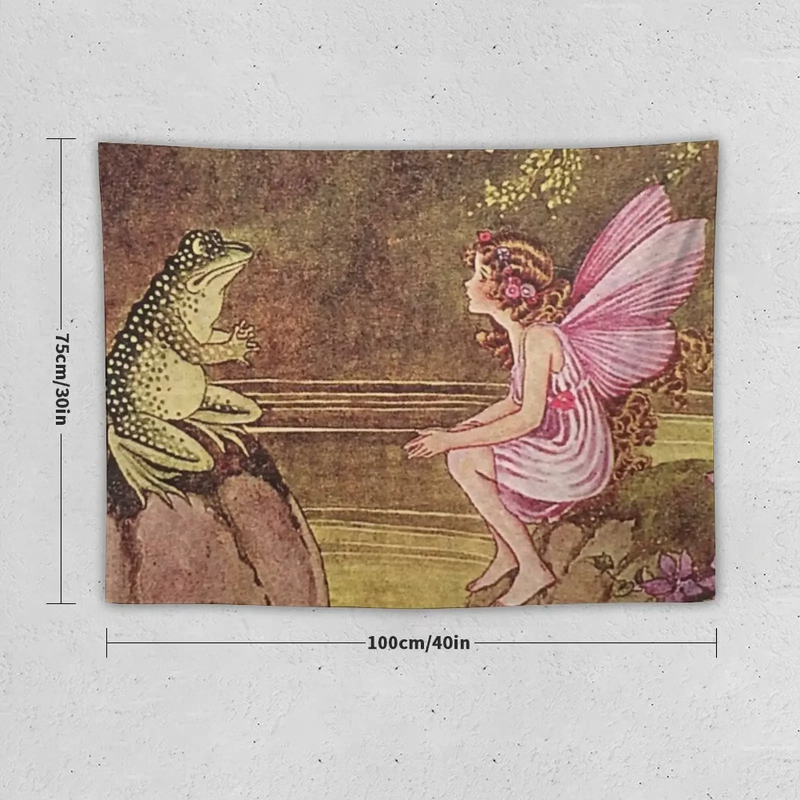 Гобелен с говорящими лягушками и феями Ида рентвул Outhwaite украшение для спальни