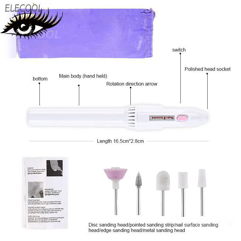 

Versatile Grinding Nail Drill Kit Efficient Mini Professional Nail Drill Kit Manicure Milling Cutter Nail Drill Top-selling Nail