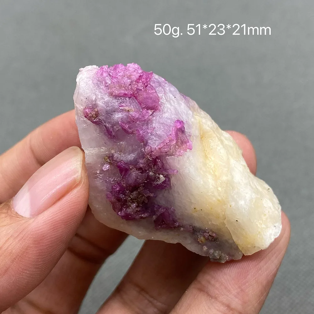 100% натуральный флуоресцентный рубин бриллиантовые камни и кристаллы Исцеляющие