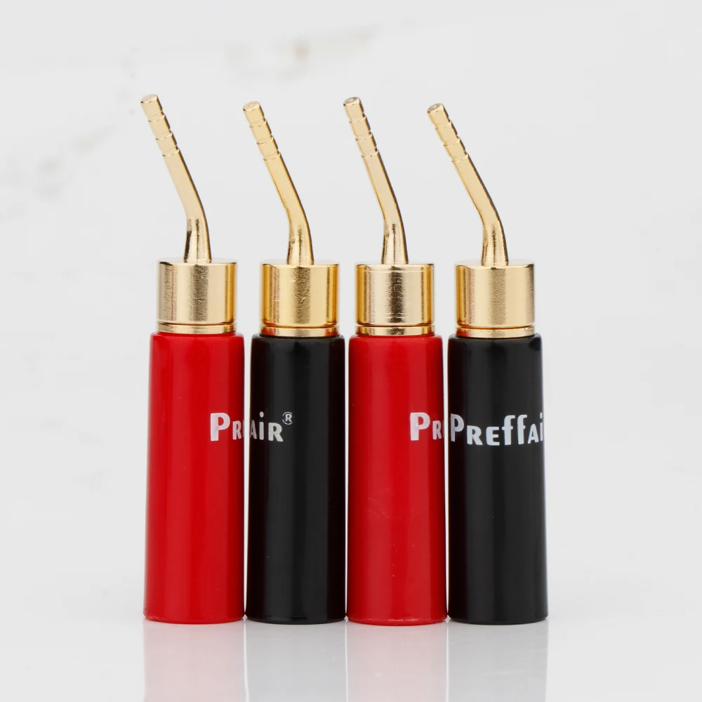 BA1454 Preffair 24K позолоченные разъемы типа банан соединитель для акустического кабеля