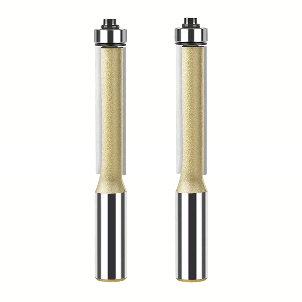 

1/2 12mm Shank Flush Trim Router Bits For Woodworking Trimming With Bearing For Power Tools Accessories Wholesale