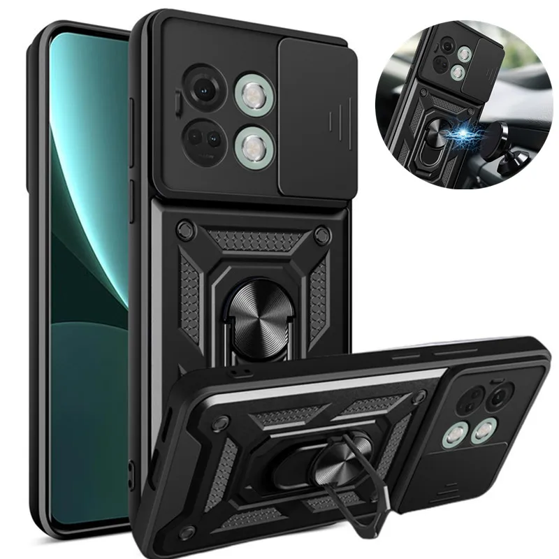 

For Oneplus 11R 5G Case Car Magnetic Ring Stand Holder Armor Phone Cases for One Plus 11R 11 R Oneplus11R 6.74" Back Cover