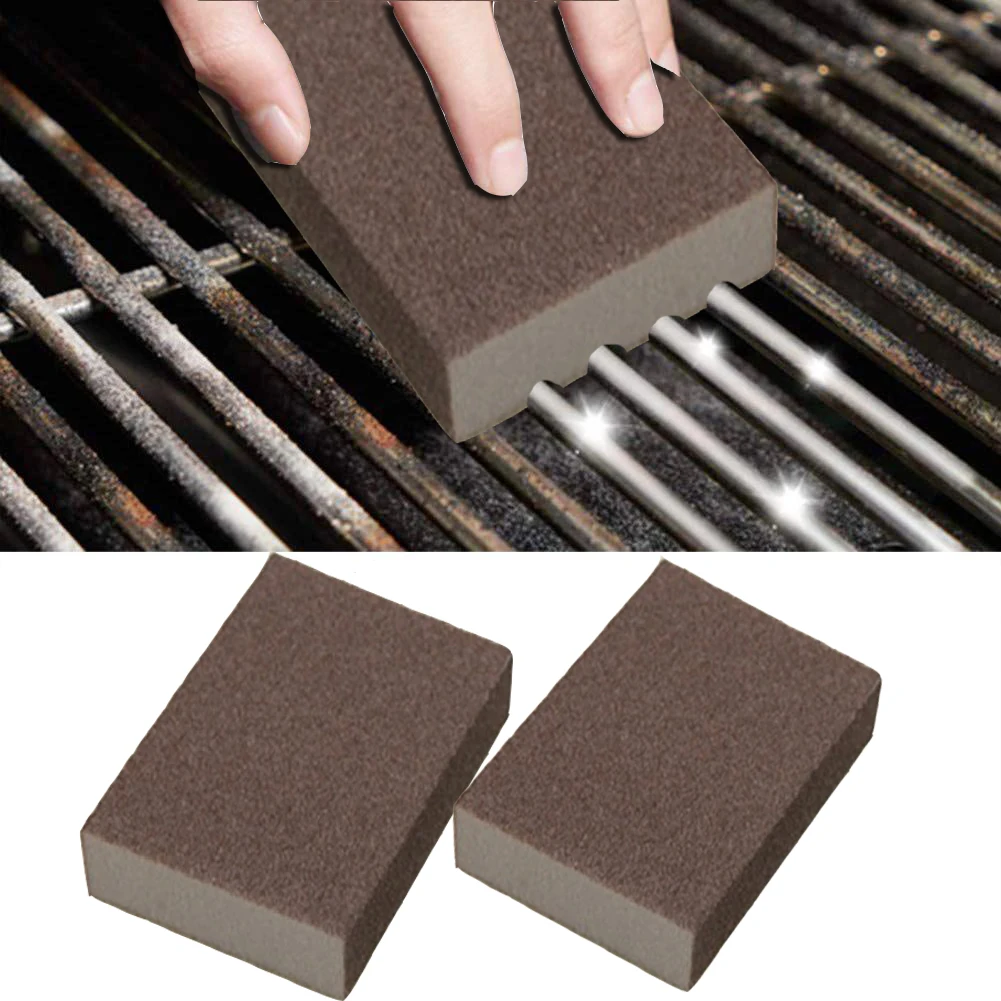 

4Pcs/1pc BBQ Cleaning Brick Block Barbecue Cleaning Stone BBQ Racks Stains Grease Cleaner BBQ Tools Kitchen Decorates Gadgets