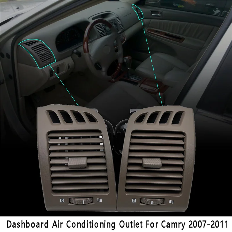 

Передняя левая + правая решетка кондиционера для Toyota Camry 2002-2005