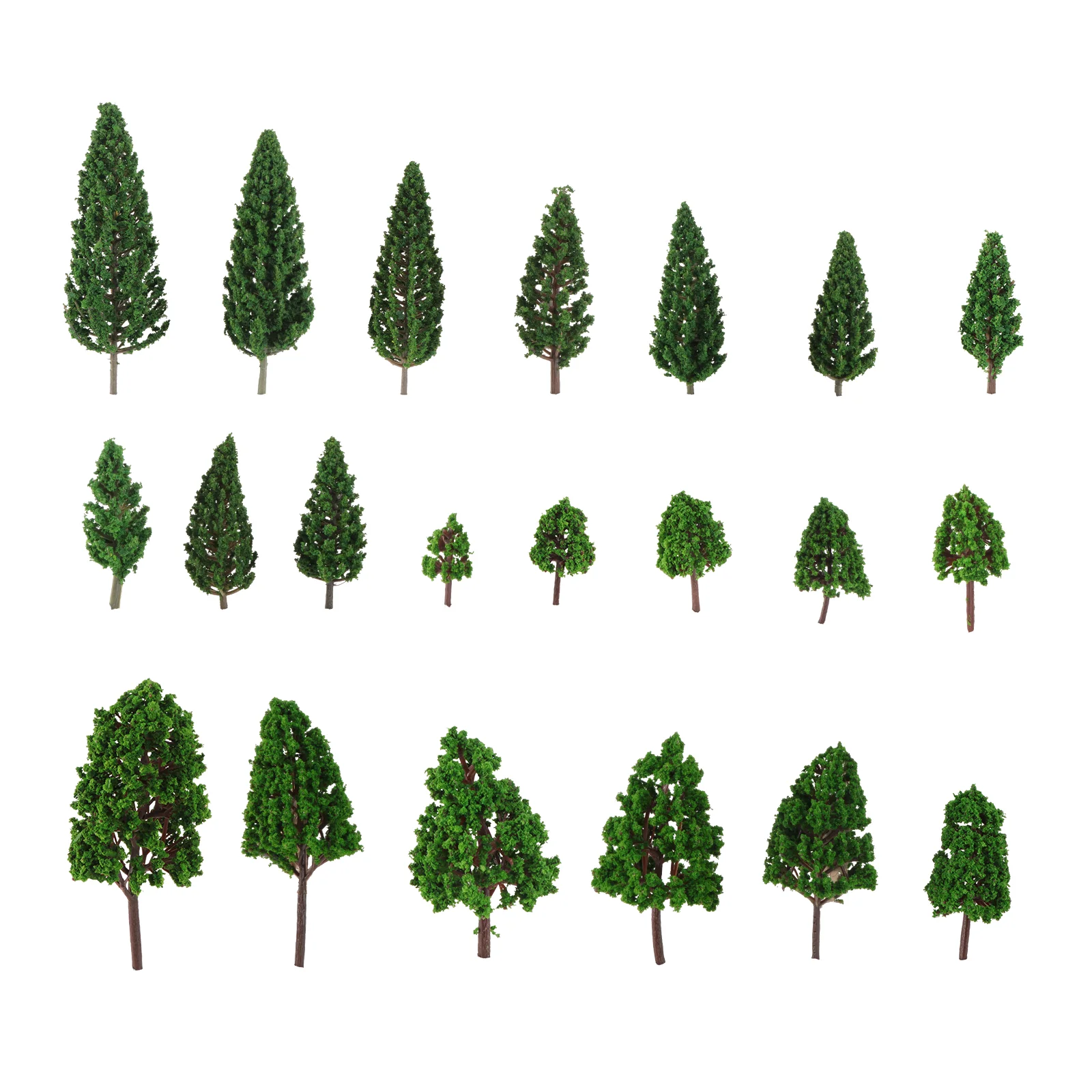 

Настольный Декор Nolitoy, мини пластиковые деревья, 22 шт., мини-модели деревьев в масштабе 1 50, архитектурные деревья «сделай сам», ландшафт, железнодорожный пейзаж