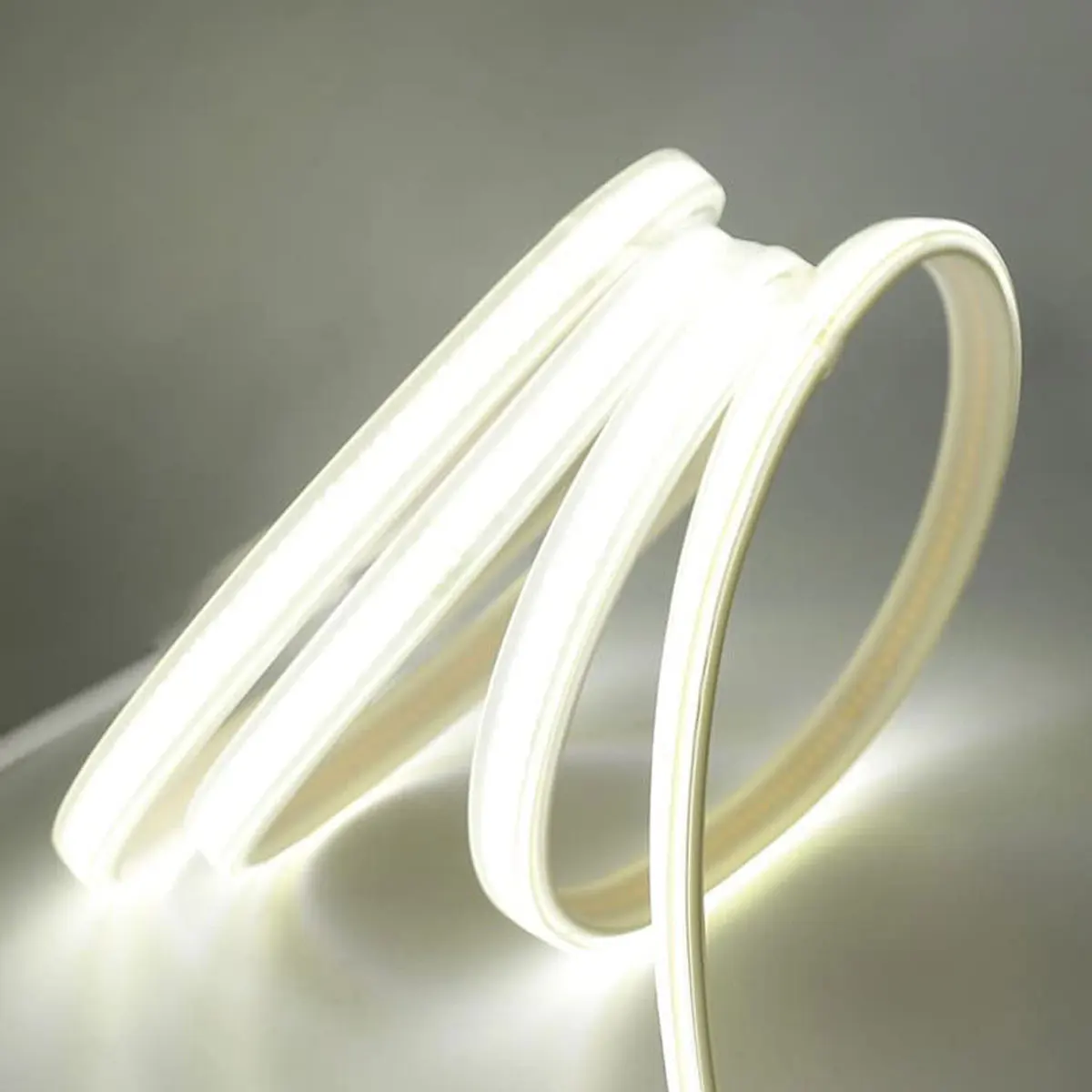 Flexible AC110/220V High Density 288 LEDs/M Super Bright Dimmable Waterproof COB Light Strip Rope for Party Stage Living Room