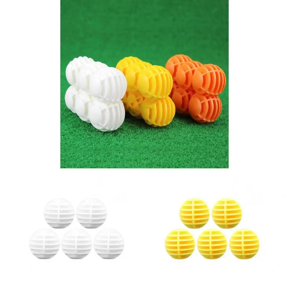 

Легкие 5 шт. новые аксессуары для гольфа тренировочный мяч компактный PE мяч для гольфа антикоррозийный для гольфов