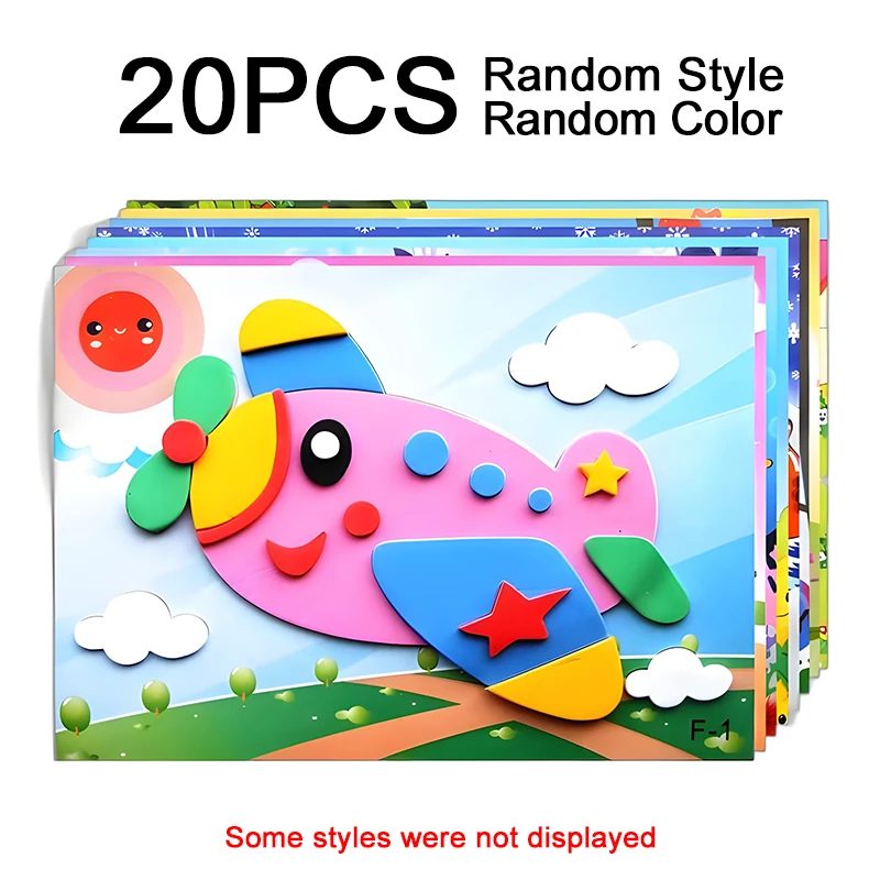 

3D наклейки EVA мультфильмы животные транспорт