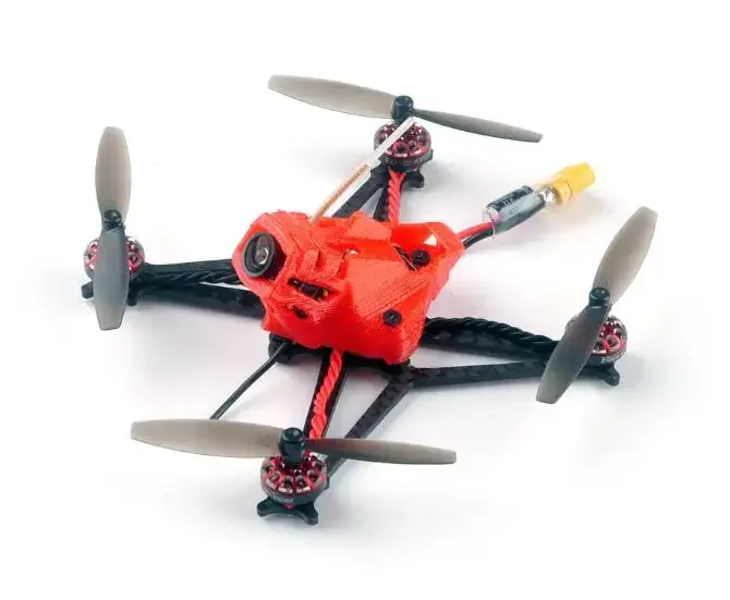 Фото Комплект рамы Happymodel Sailfly-X с колесной базой 105 мм и 3D TPU-капотом для микро FPV-дронов 2-3S, аналог Mantis85, Mobula 6, 7, Toothpick. №1